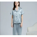 women pajama silk pajamas short